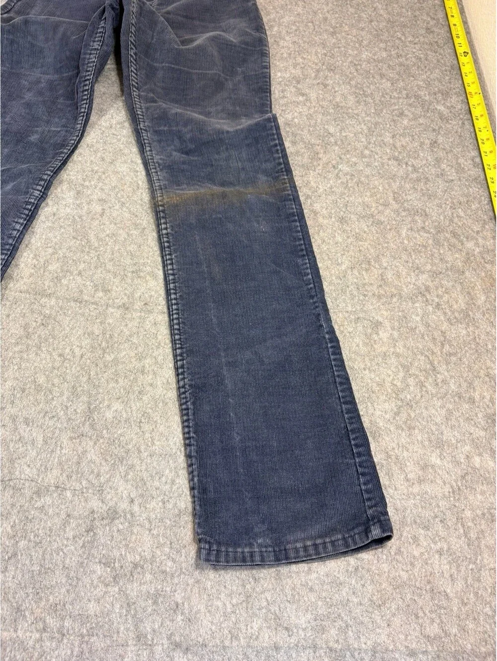 Vintage Levis 517 Corduroy Pants Mens 28x32 Blue Bootcut 5 Pocket USA 80s